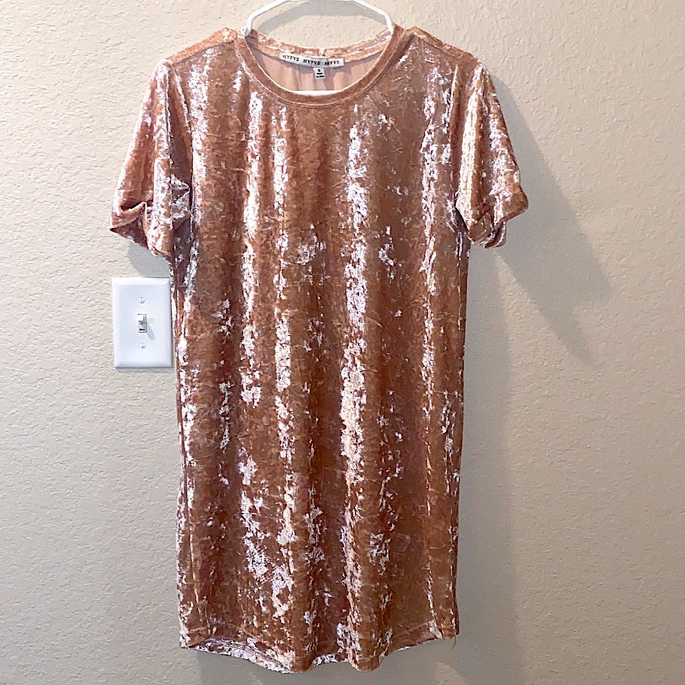 Crushed Velvet Dress